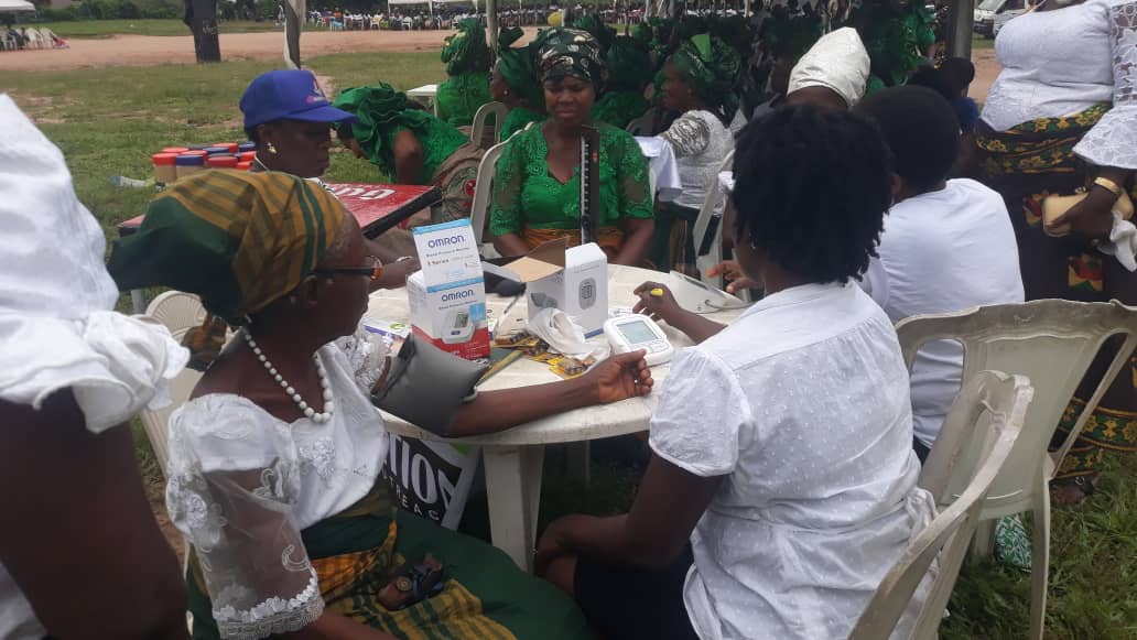 To God be the Glory. A big thank you to the Igbere Community for participating in the Salvation Healthcare Outreach Program on the causes and prevention of high